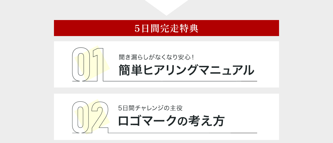 参加者限定特典内容